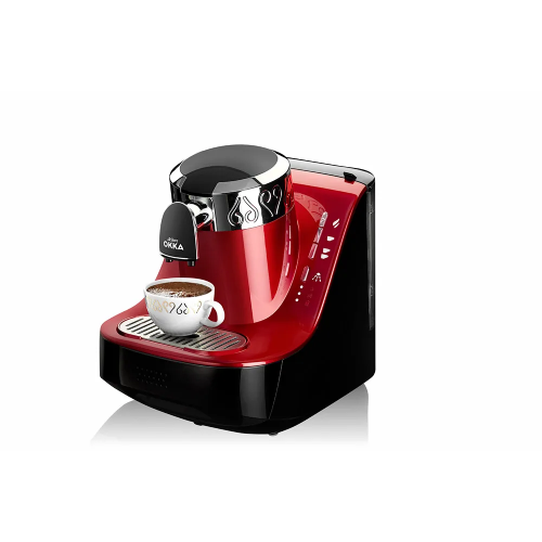 Arzum OKKA Coffee Maker - Red Silver - Model OK002-N- 710W