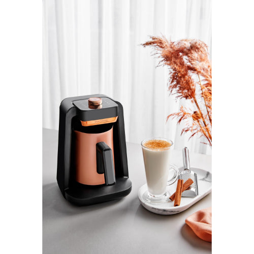 Arzum OKKA Rich Spin Pro Coffee Machine - Copper - Model OK0026, 700W