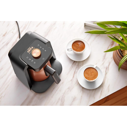 Arzum OKKA Rich Spin Pro Coffee Machine - Copper - Model OK0026, 700W