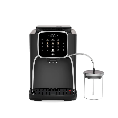 Arzum OKKA Pro M Fully Automatic Espresso Machine Silver/Black - Model OK0028-05
