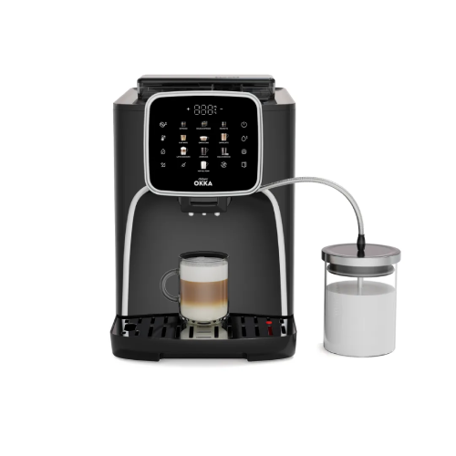 Arzum OKKA Pro M Fully Automatic Espresso Machine Silver/Black - Model OK0028-05