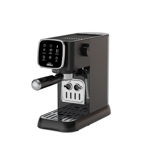 Arzum OKKA Solo Semi-Automatic Espresso Machine - Black and Copper - Model OK0034-0500