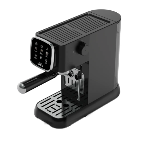 Arzum OKKA Solo Semi-Automatic Espresso Machine - Black and Copper - Model OK0034-0500