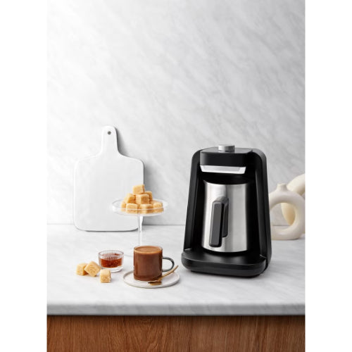 Arzum OKKA Rich Spin Pro Turkish Coffee Maker - Silver - OK0026K - 700W