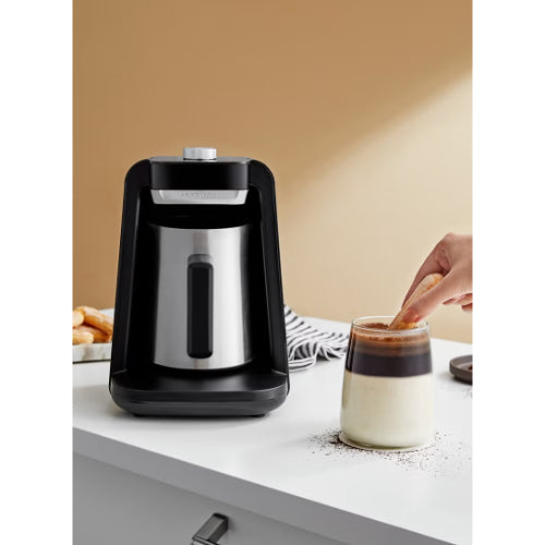 Arzum OKKA Rich Spin Pro Turkish Coffee Maker - Silver - OK0026K - 700W