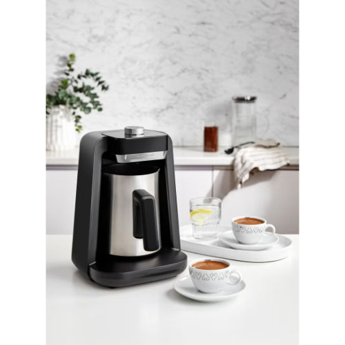 Arzum OKKA Rich Spin Pro Turkish Coffee Maker - Silver - OK0026K - 700W