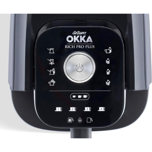 Arzum OKKA Rich Spin Pro Turkish Coffee Maker - Silver - OK0026K - 700W