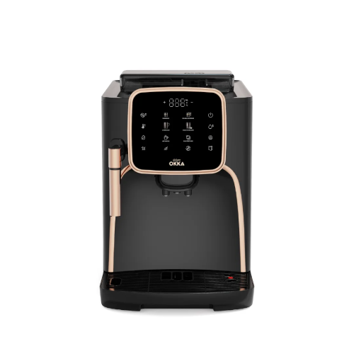 Arzum OKKA Pro Fully Automatic Espresso Machine - Black and copper - Model OK0030-04