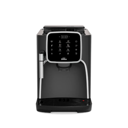 Arzum OKKA Pro Fully Automatic Espresso Machine - Silver/Black - Model OK0030-05