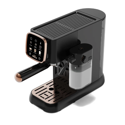 Arzum OKKA Solo M Semi-Automatic Espresso Machine - Black and Copper Model OK0032-0400