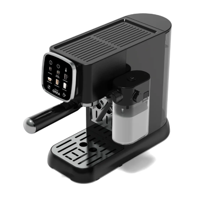 Arzum OKKA Solo M Semi-Automatic Espresso Machine - Black and Silver Model OK0032-0500