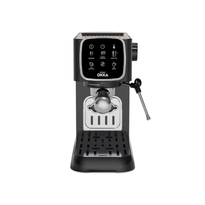 Arzum OKKA Solo Semi-Automatic Espresso Machine - Black and Copper - Model OK0034-0500